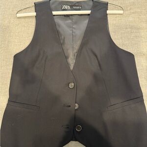 Zara Basics Black Vest
